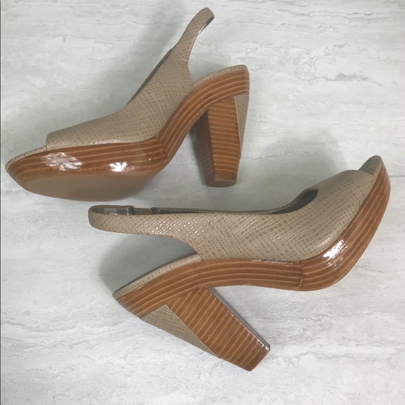 Calvin Klein Shoes - Calvin Klein Myra Peep Toe SlingbackSize 6.5
